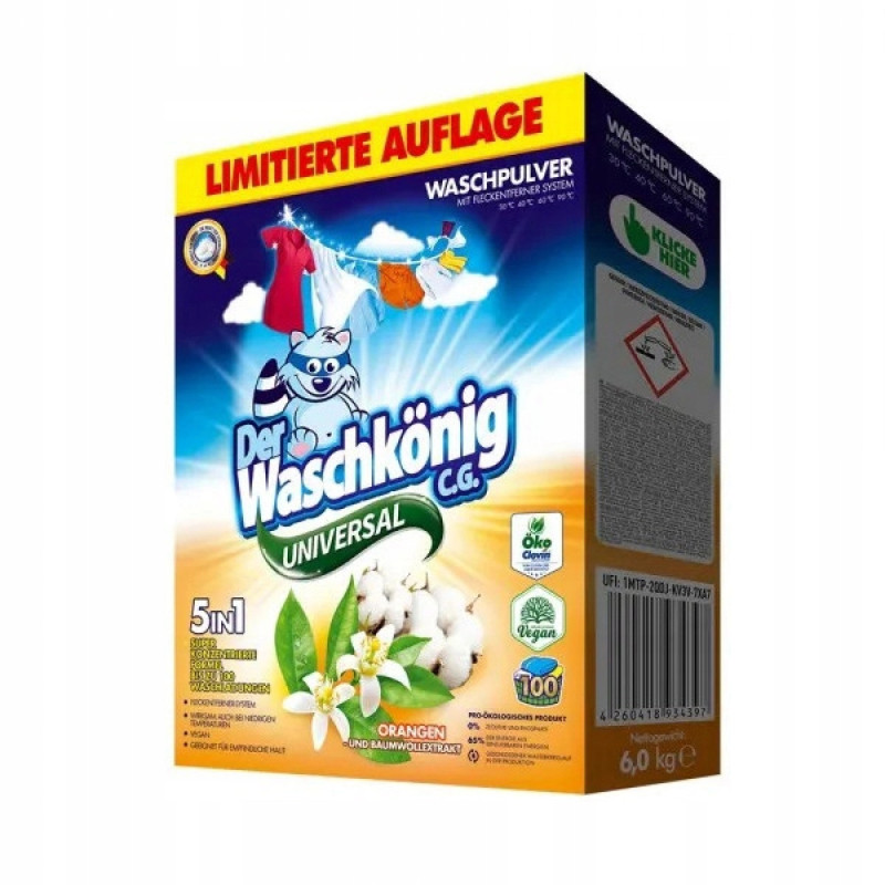 Proszek do prania Waschkonig 100 prań Proszek do prania Waschkonig 100 prań