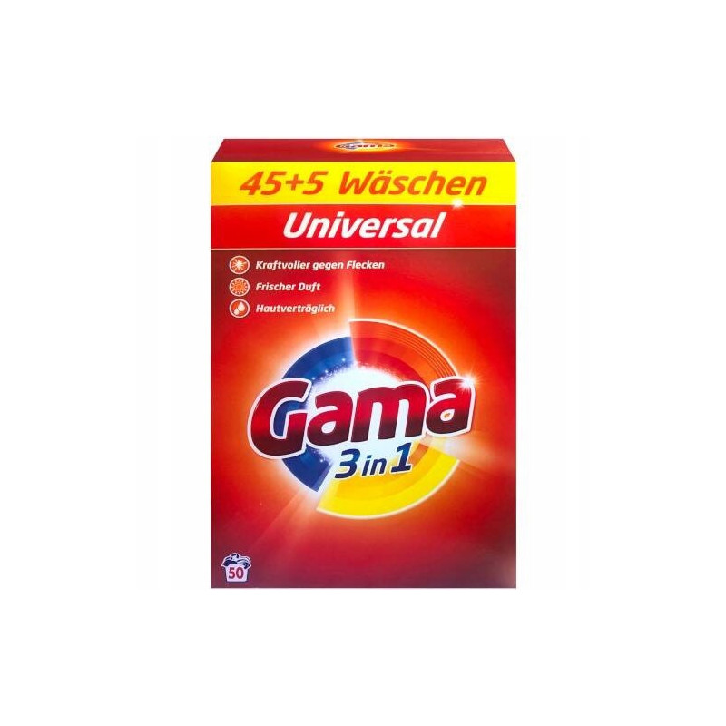 Proszek do prania Gama 3w1 45 prań Proszek do prania Gama 3w1 45 prań