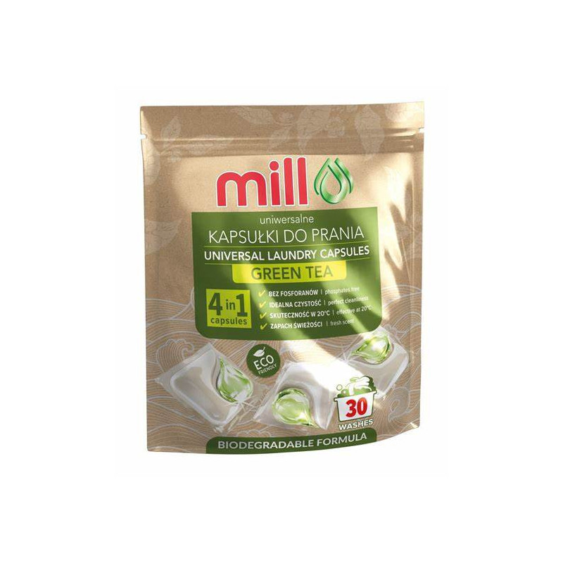 Uniwersalne kapsułki do prania Mill 30szt