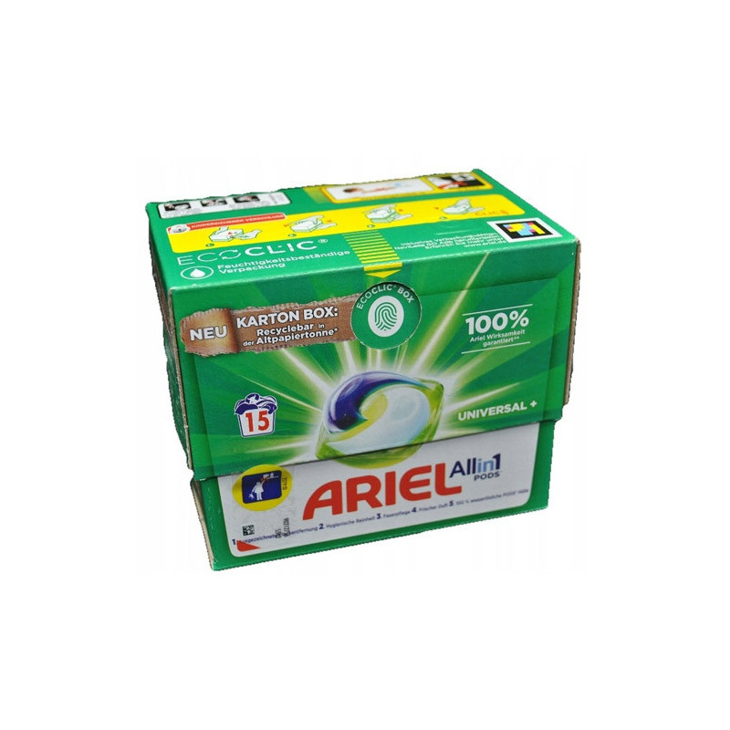 Kapsułki do prania Ariel Uniwersalny 15szt Kapsułki do prania Ariel Uniwersalny 15szt