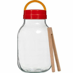 Słoik 4l z plastikową zakrętką i szczypcami