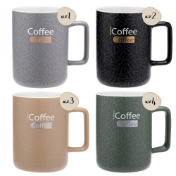 Kubek z porcelany DARK COFFEE 400ml