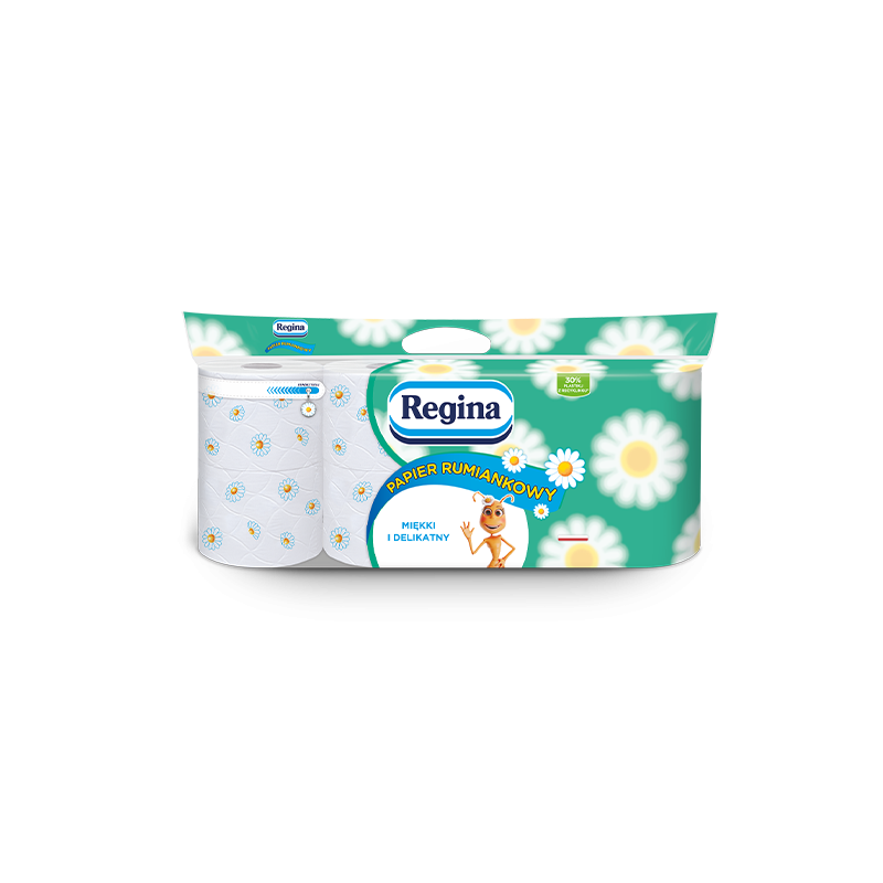Papier Toaletowy Regina Rumianek 8 rolek Papier Toaletowy Regina Rumianek 8 rolek